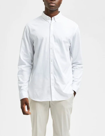 Camasa Selected, alb, XXL Alb