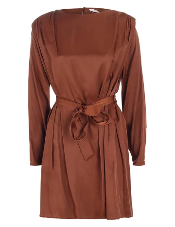 Rochie scurta Mango, maro, M Maro