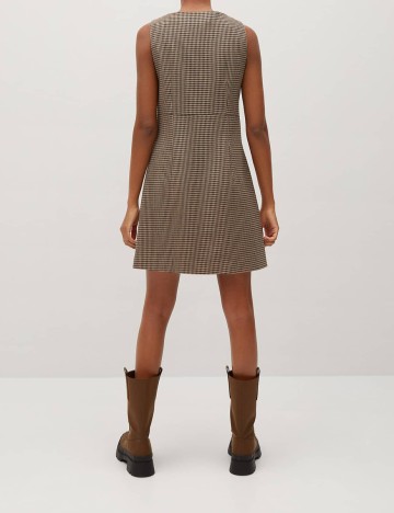 Rochie scurta Mango, maro, M