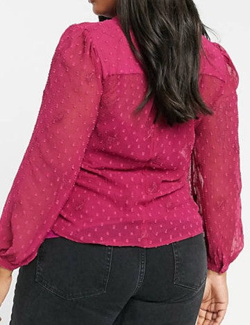 Camasa Junarose, magenta, 46