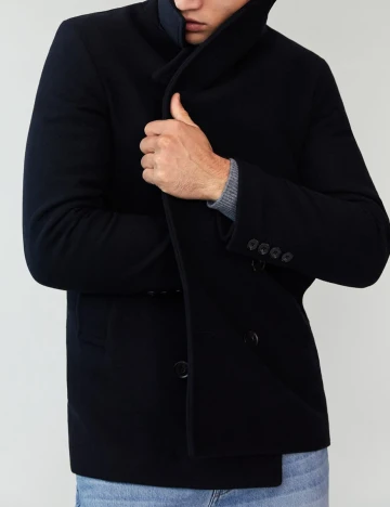 Palton Mango, bleumarin, L