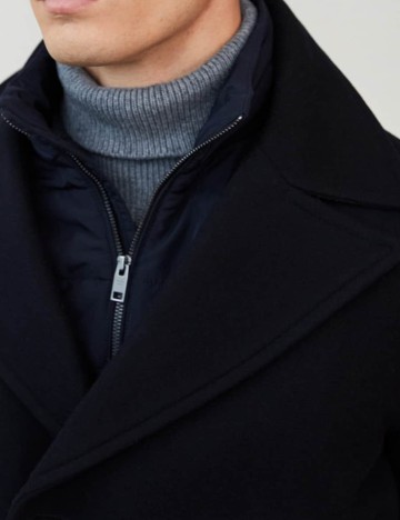 Palton Mango, bleumarin, L