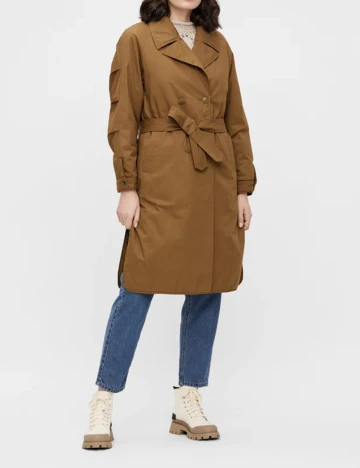 Trench reversibil Object, kaki, 40