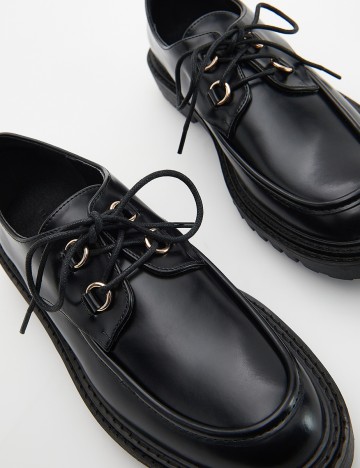 Pantofi Reserved, negru
