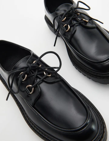 Pantofi Reserved, negru