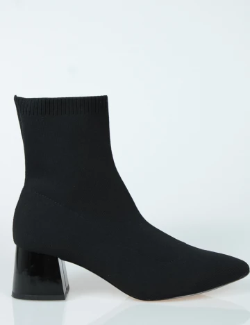 Botine Reserved, negru, 39 Negru