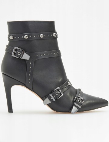 Botine Reserved, negru, 38