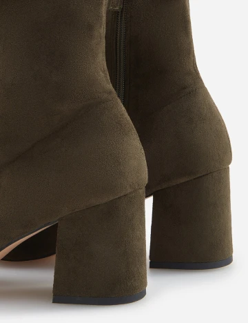 Botine Reserved, kaki, 41 Verde