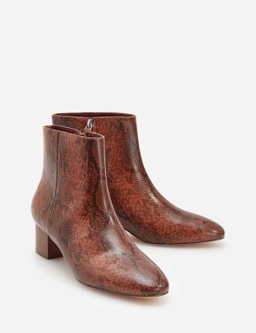 Botine Reserved, maro, 38