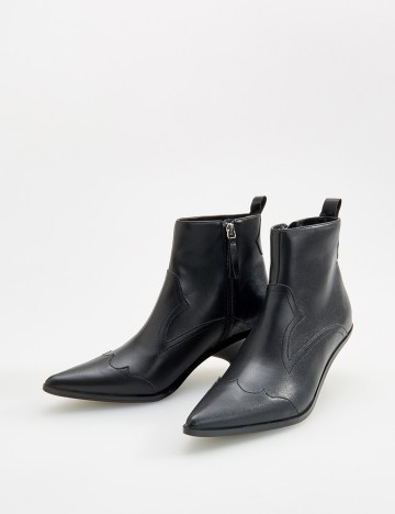 Botine Reserved, negru, 38