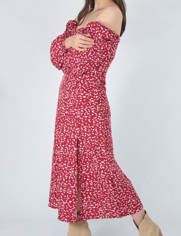 Rochie medie SHEIN, rosu, M