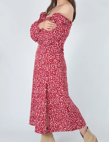 Rochie medie SHEIN, rosu, M