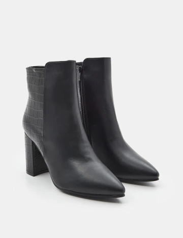 Botine Reserved, negru, 40