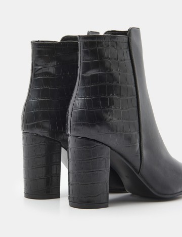 Botine Reserved, negru, 40