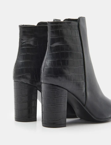 Botine Reserved, negru, 40