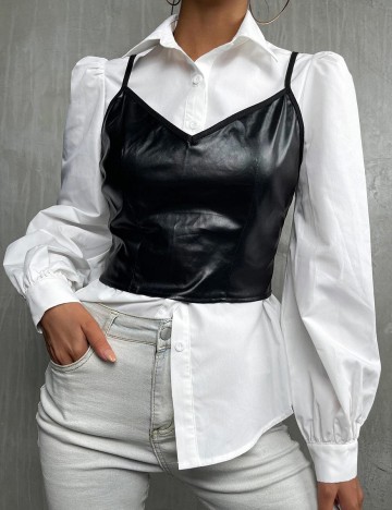 Camasa SHEIN, alb, L