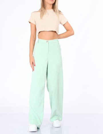 
						Pantaloni Vila, verde, 38