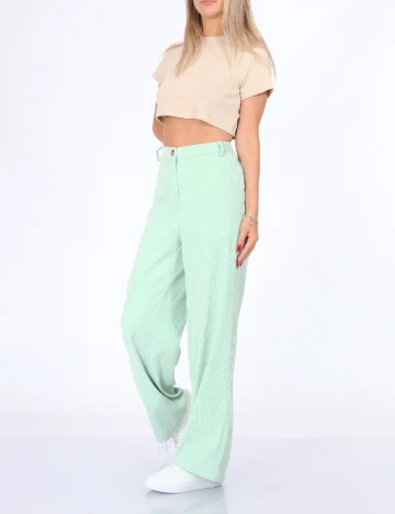 Pantaloni Vila, verde, 38