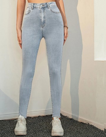 Blugi SHEIN, albastru, XS