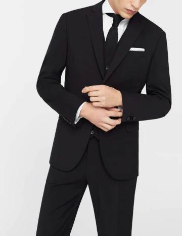 Sacou Mango, negru, 48