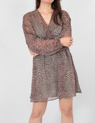 Rochie Scurta SHEIN, maro, L
