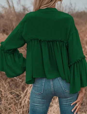 Bluza SHEIN, verde, M Verde