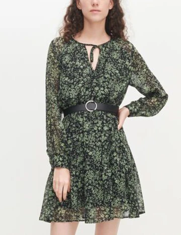 Rochie scurta Reserved, verde, M Verde