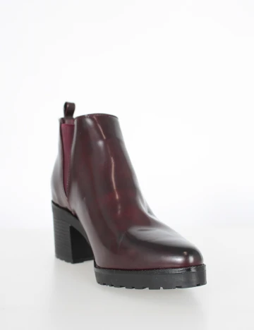 Botine House Brand, visiniu, 38