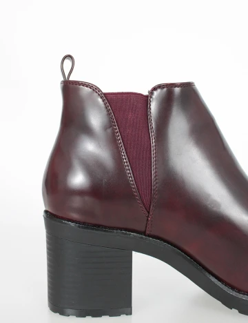 Botine House Brand, visiniu, 38