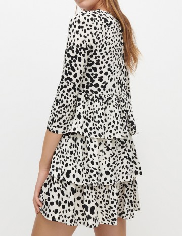 Rochie scurta Reserved, crem, L