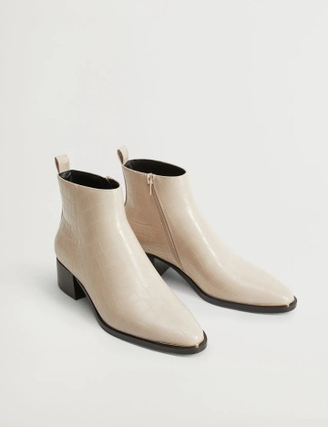 Botine Mango, bej, 40