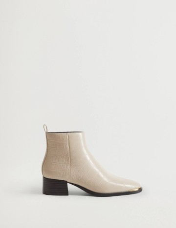 Botine Mango, bej, 40