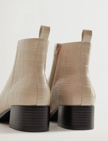 Botine Mango, bej, 40