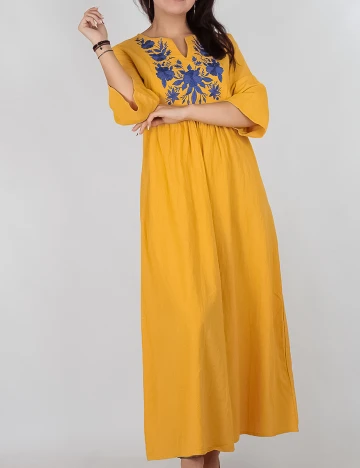 Rochie Lunga SHEIN, galben, M