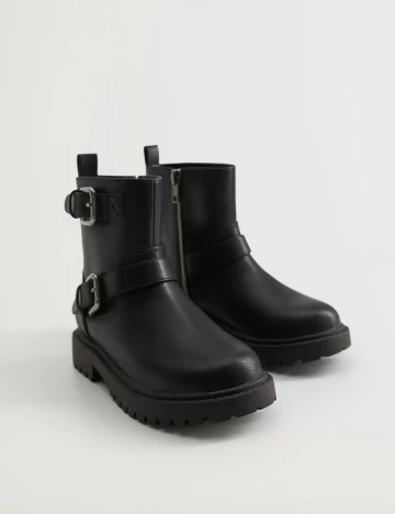 Ghete Mango Kids, negru, 38 Negru
