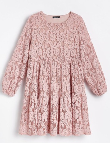 Rochie scurta Reserved, roz, M