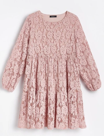 Rochie scurta Reserved, roz, M Roz