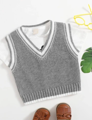 Vesta Shein Kids, gri, 10 ANI Gri