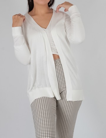Cardigan Comma, alb, 34
