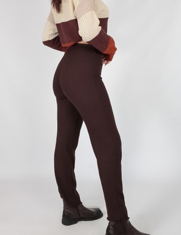 Pantaloni SHEIN, maro, S