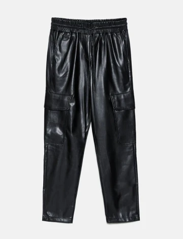 Pantaloni Zara, negru, XS