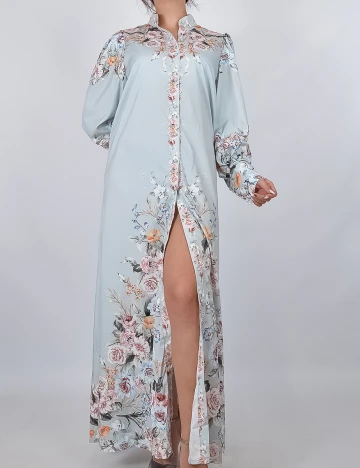Rochie lunga SHEIN, turcoaz, M