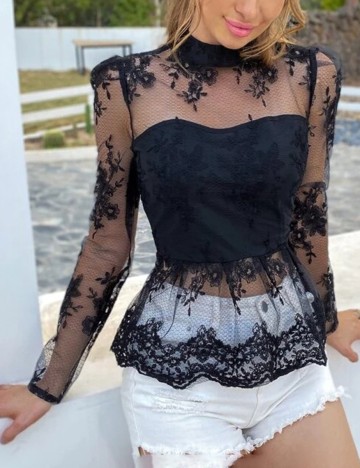 Bluza Eilly Bazar, negru, M