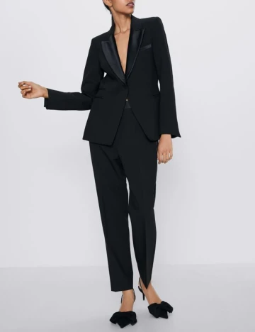 Sacou Zara, negru, XS Negru