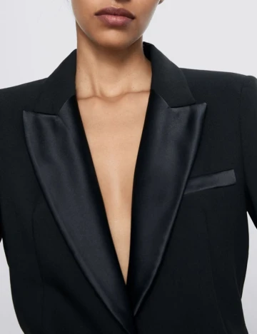 Sacou Zara, negru, XS Negru
