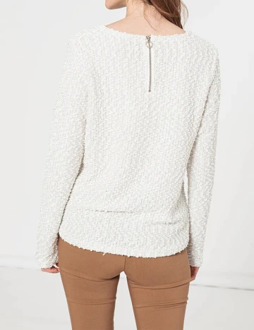 Bluza Hailys, alb, L