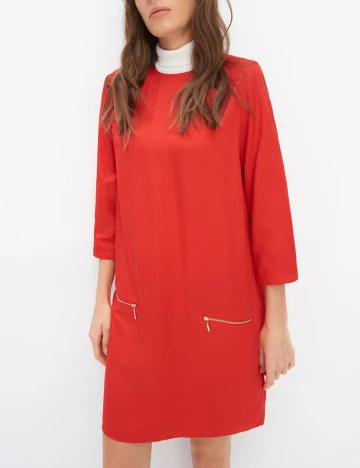 Rochie scurta Mohito, rosu, 38