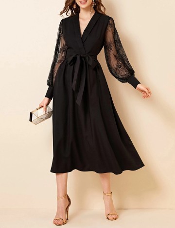 Rochie Medie SHEIN, negru, XS