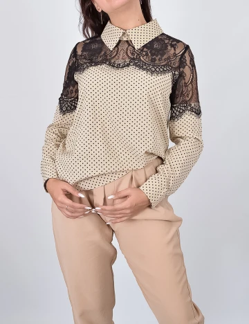 Bluza SHEIN, crem, XS