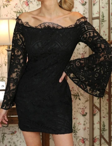 Rochie scurta SHEIN, negru, XL Negru